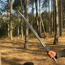 achilles greek sword d2 steel hunting sword 36 inch long steel sword