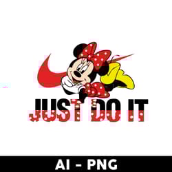minnie nike logo png, nike just do it logo png, minnie mouse png, ai digital file - digital file