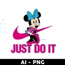 minnie nike just do it logo png, nike logo png, minnie mouse png, ai digital file - digital file