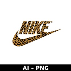 nike leopard logo png, nike logo png, leopard png, fashion brand logo png, ai digital file - digital file