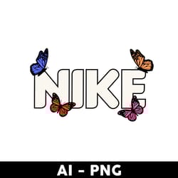 nike butterfly logo png, nike logo png, butterfly png, fashion brands png, ai digital file - digital file
