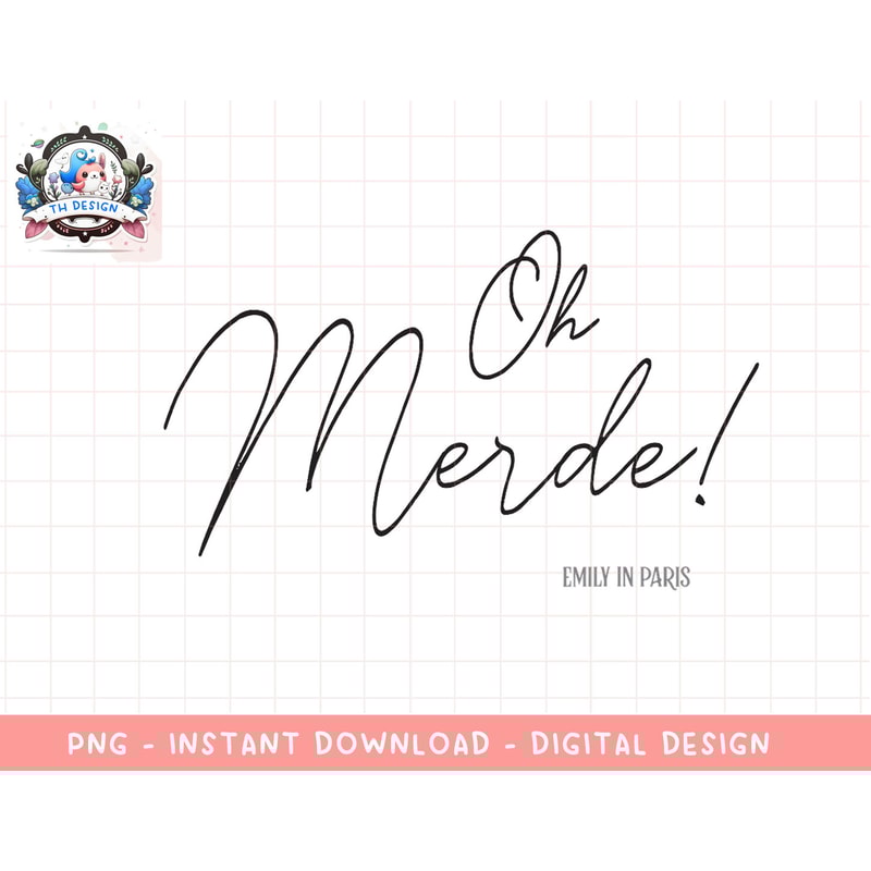 Emily in Paris Oh Merde! T-Shirt copy.jpg