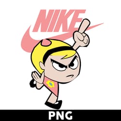 mandy with nike logo png, nike logo png, mandy png, the grim adventure png digital file - digital file