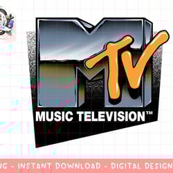mtv chrome shine logo fade graphic png, digital download, instant download,mtv, mtv logo, mtv png