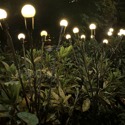 solar-powered firefly garden light