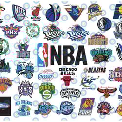 nba logo bundle svg, nba svg, basketball svg, logo bundle svg, sport bundle svg