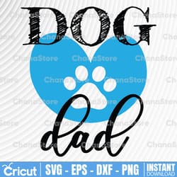 dog dad svg, dog owner svg, dog vibes svg, funny svg, fur dad, pets, dog father shirt svg file for cricut & silhouette,