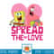 Spongebob And Patrick Spread The Love T-Shirt copy.jpg