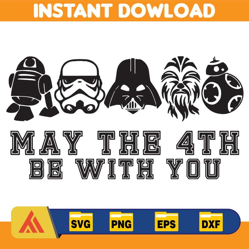 May The 4th Be With You SVG PNG, Darth Vader Svg, Star Wars Png Family Trip 2023 Png, Vacay Mode Svg, Magical Kingdom, Family Vacation Png.jpg