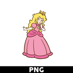 princess peach png, mario png, super mario png, mario bros png, super mario bros png, mario kart png - digital file