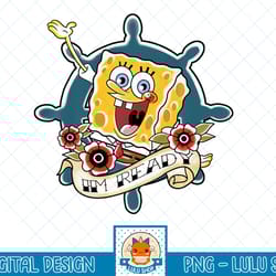 spongebob squarepants i'm ready tattoo style premium t-shirt.png