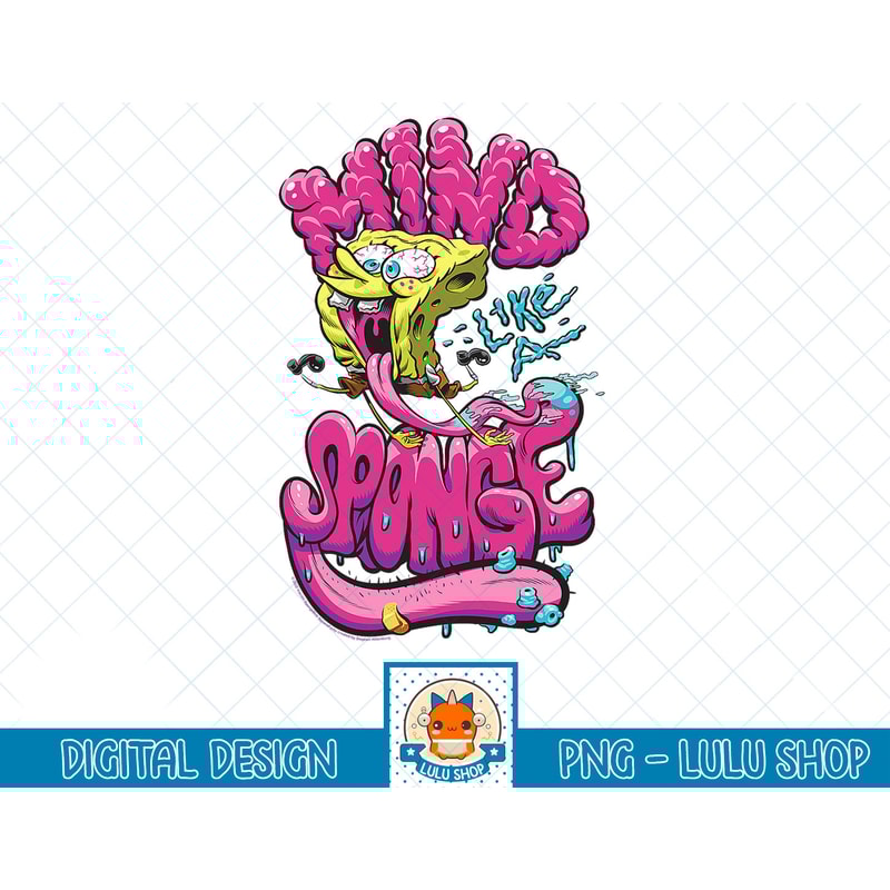 SpongeBob SquarePants Mind Like a Sponge T-Shirt copy.jpg
