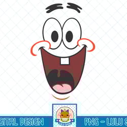 spongebob squarepants patrick big face smile t-shirt.png