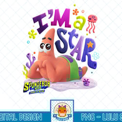 spongebob squarepants sponge on the run patrick i'm a star t-shirt.png