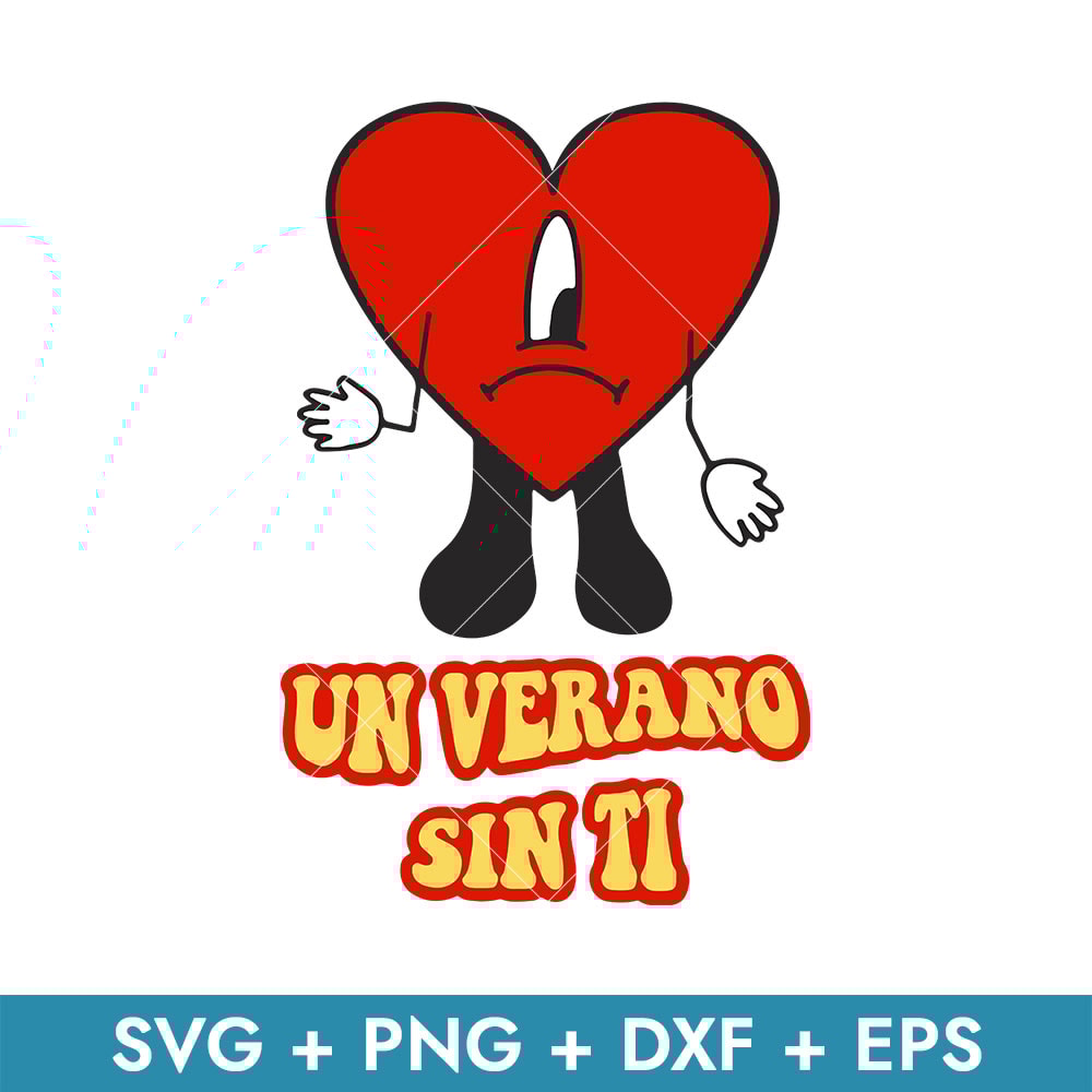 Bad Bunny Svg, Un Verano Sin Ti Svg 13