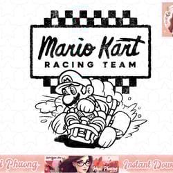mario kart racing team outlined mario drift graphic t-shirt png sublimation design, digital design