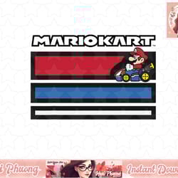 mario kart retro stripes racing poster t-shirt png sublimation design, digital design