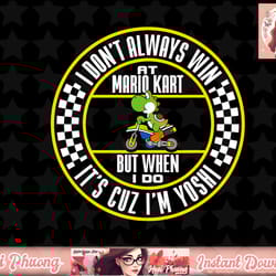 nintendo mario kart winning as yoshi graphic png sublimation design, digital design