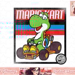 nintendo mario kart yoshi old school graphic png sublimation design, digital design
