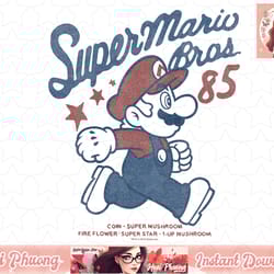 nintendo super mario brothers '85 vintage stars png sublimation design, digital design