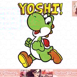 nintendo super mario yoshi intro jump graphic png sublimation design, digital design