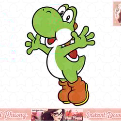 super mario yoshi classic jump portrait png sublimation design, digital design