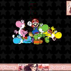 super mario yoshi ride group mashup png sublimation design, digital design