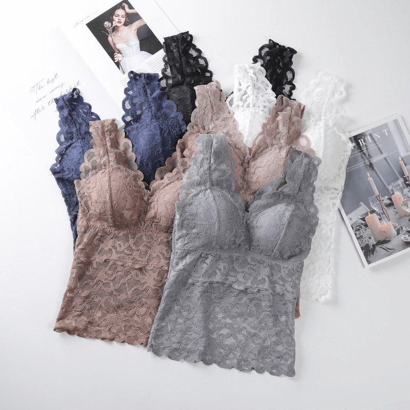 Long Lace Beauty Back Undershirt