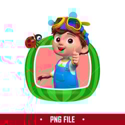 tom tom cocomelon png, cocomelon kid png, cocomelon png digital file