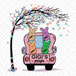 gigis peeps easter svg, easter svg, gigis peeps svg, easter gigi svg, grandmas peeps svg, easter grandchild svg, easter