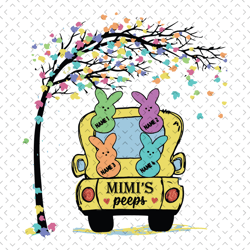 mimis peeps easter svg, easter svg, mimis peeps svg, easter mimi svg, grandmas peeps svg, easter grandchild svg, easter