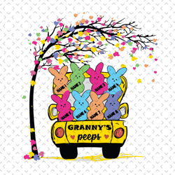grannys peeps easter day svg, easter svg, grannys peeps svg, easter granny svg, grandmas peeps svg, easter grandchild sv
