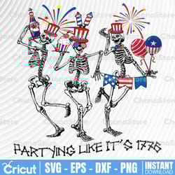 fourth of july skellies png, print, holiday, skeleton, dancing, skeletons, 4th, boom, fireworks, independence, flag