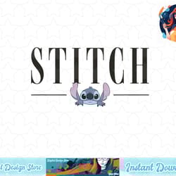 disney lilo & stitch simple stitch text v2 t-shirt copy png sublimate