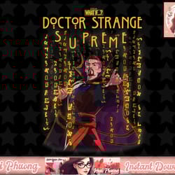 marvel what if doctor strange glyphs poster t-shirt copy png sublimate