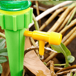 easy-to-install self-watering spikes | automatic plastic watering spikes | no-mess plant watering spikes