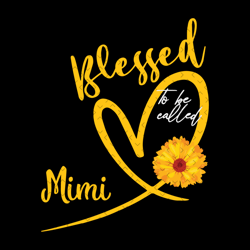 flower blessed to be call mimi svg, mothers day svg, blessed grandma svg, blessed mimi svg, mimi svg, mothers day flower
