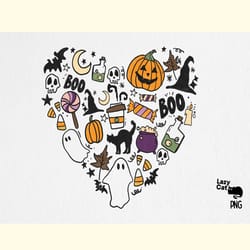 doodle halloween sublimation
