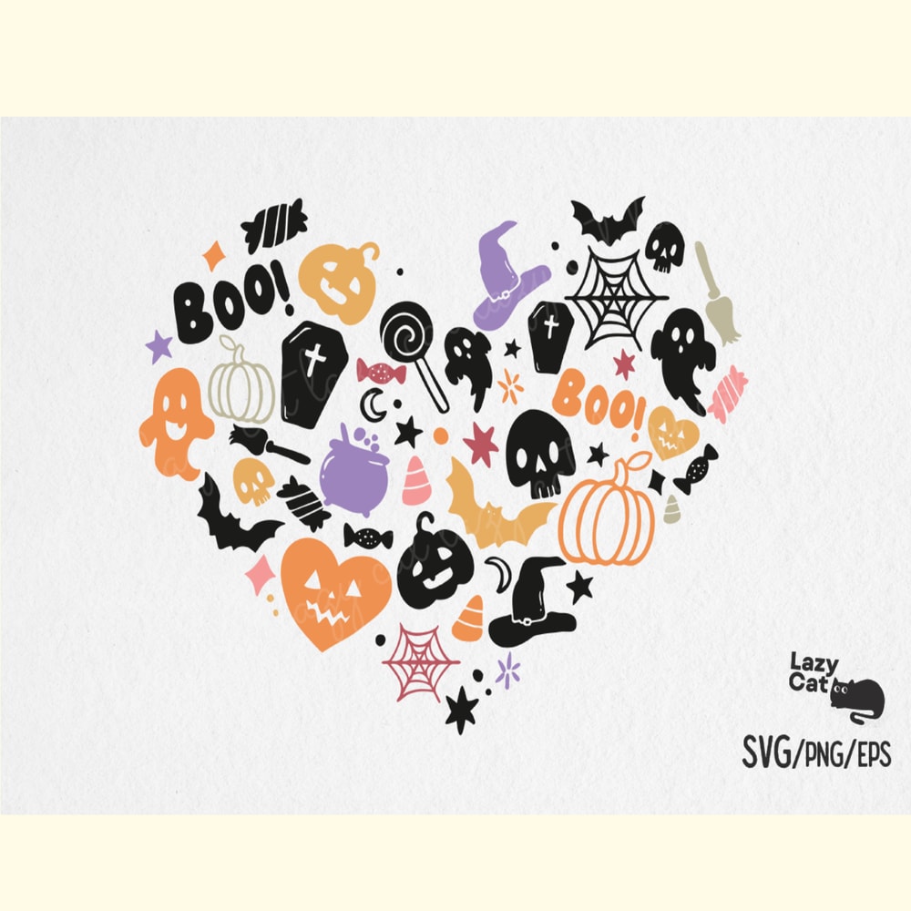 Doodle Halloween SVG Design.png