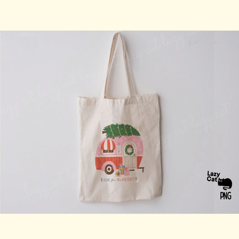 Hand Drawn Christmas Camper PNG_ 5.png