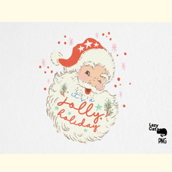 hand drawn christmas santa png