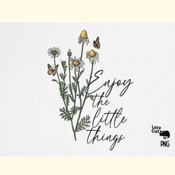 hand drawn daisy quote sublimation