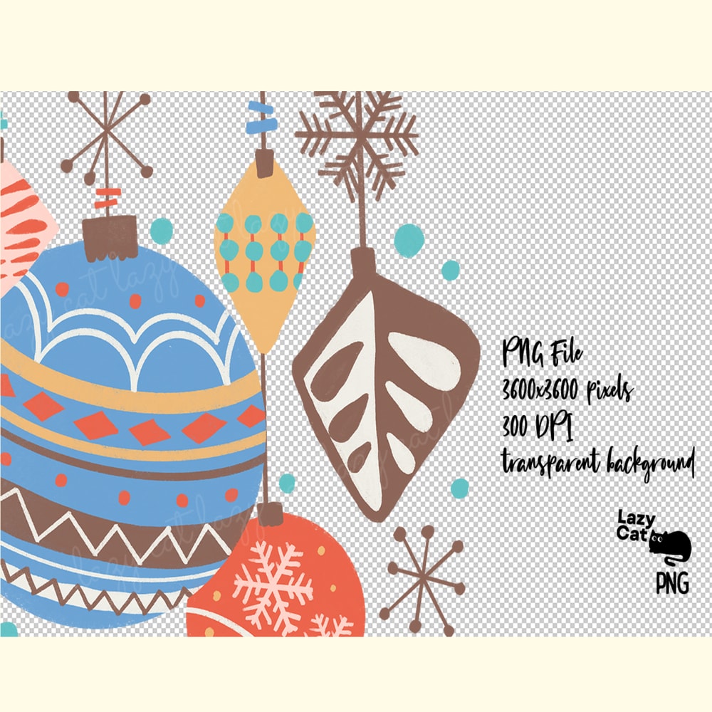 Hand Drawn Winter PNG Balls Magic Time_ 0.png