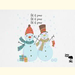 hand drawn winter png snowman