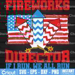 fireworks director svg 4th of july usa flag fireworks firecrackers independence day cut file png vector
