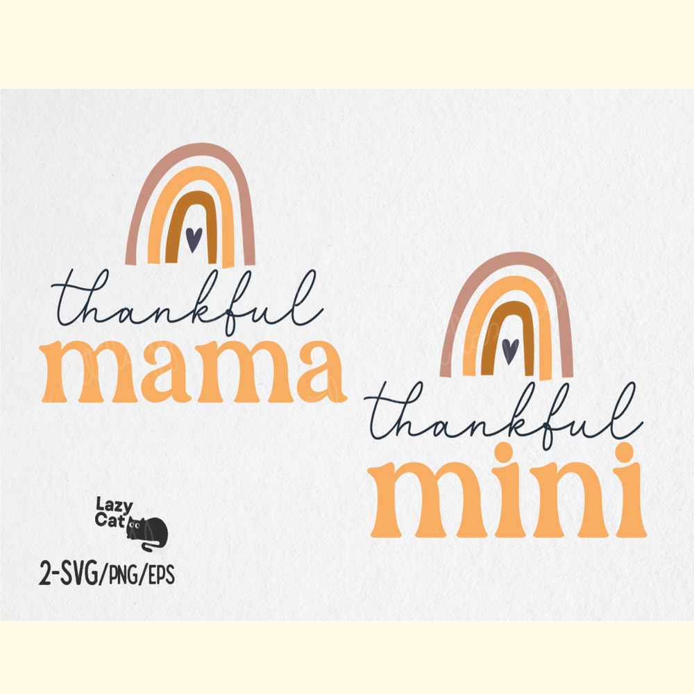 Thankful Mama and Mini SVG Design.png