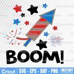 boom firework svg, funny 4th of july independence day svg, united states svg instant download, silhouette