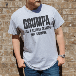grumpa like a regular grandpa only grumpier tee