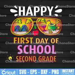 first day of school 2nd grade png, happy first day of school, 1st day of schoo shirt, teacher shirt png