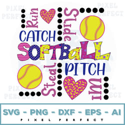 softball svg -softball life bleached svg- youth softball svg - softball svg - softball life- softball svg
